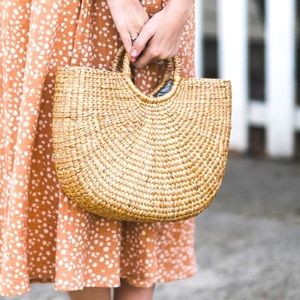 NWOT Large Seagrass Beach Tote